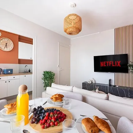 La Botanique Angevine-design & Cozy-private Parking Apartamento Angers